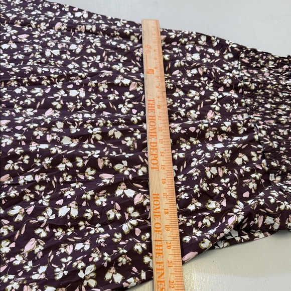 Madewell Brown and Cream Floral Midi Dress - Picture 7 of 11